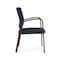 Lesro Newport Guest Chair Metal Frame, Bronze, RF Blueberry Upholstery NP1101 - alternate 2